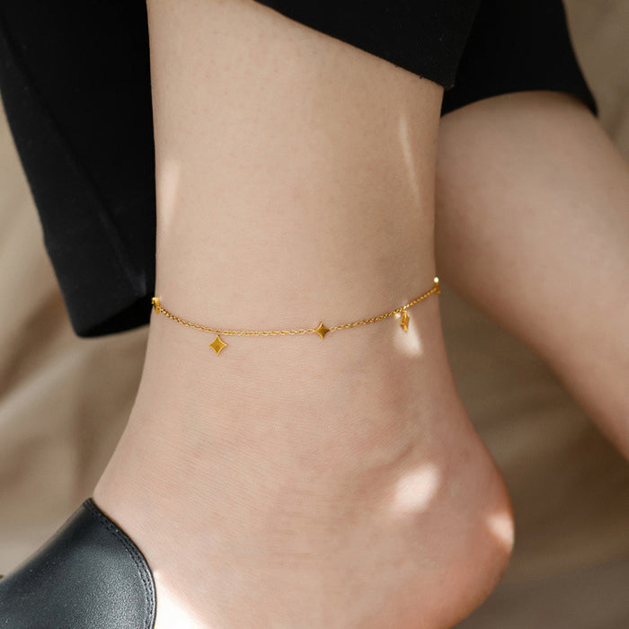 Wholesale Starry Sky Anklets with Diamond Shape