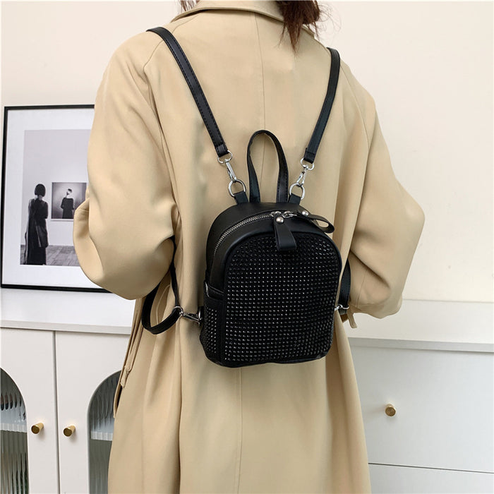 Wholesale Street Trend Shell Shape Rhinestone PU Handbag Women' s Gift Fashion Accessory