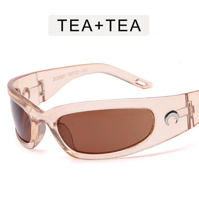 Wholesale Moon Fashion Sunglasses, Future Technology Sunglasses, Sports Cycling Sunglasses