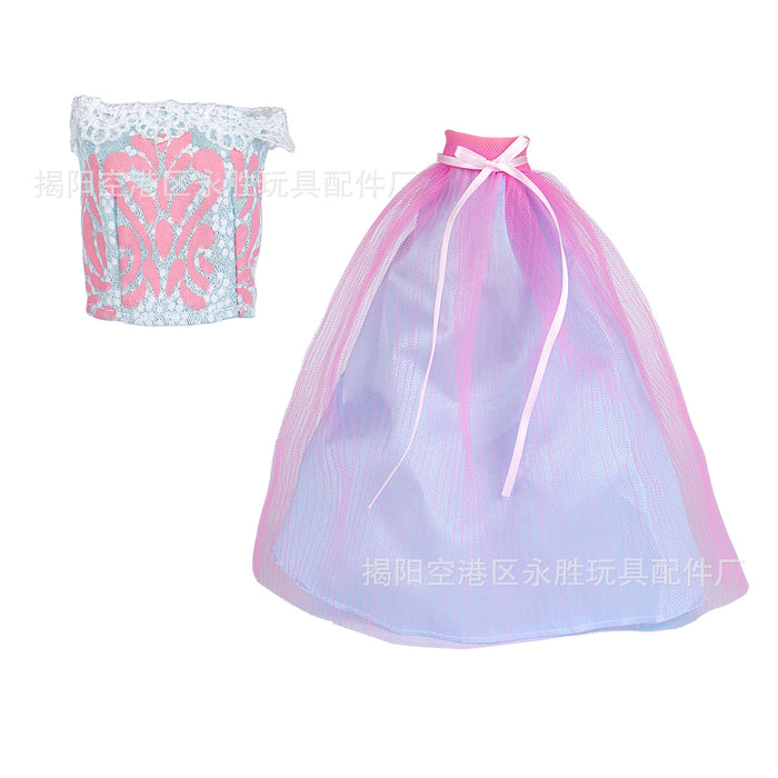 Wholesale Doll clothing design movie with model couple doll clothes