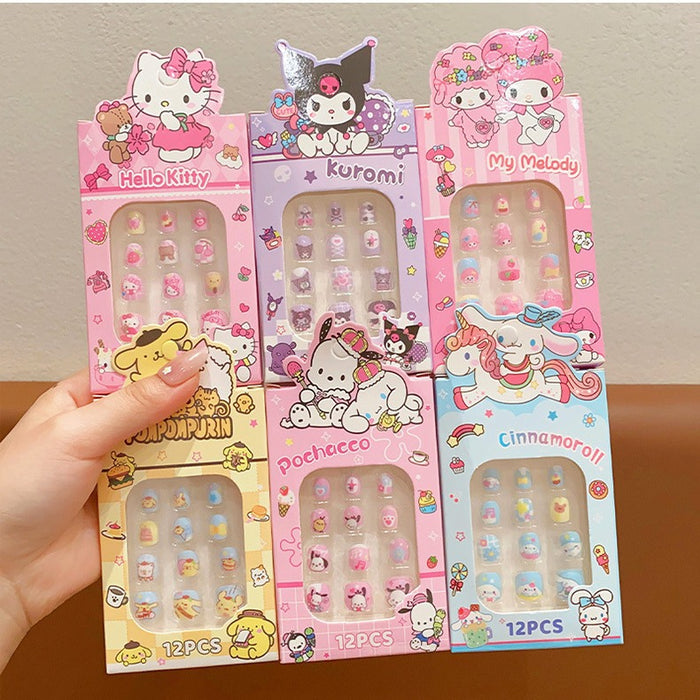 Wholesale Cute Cartoon Children's Plastic Nail Stickers JDC-NS-Hengy001