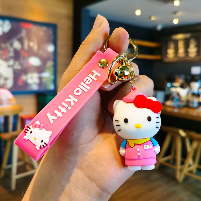 Wholesale Cartoon Doll Silicone Keychain JDC-KC-Tingm232