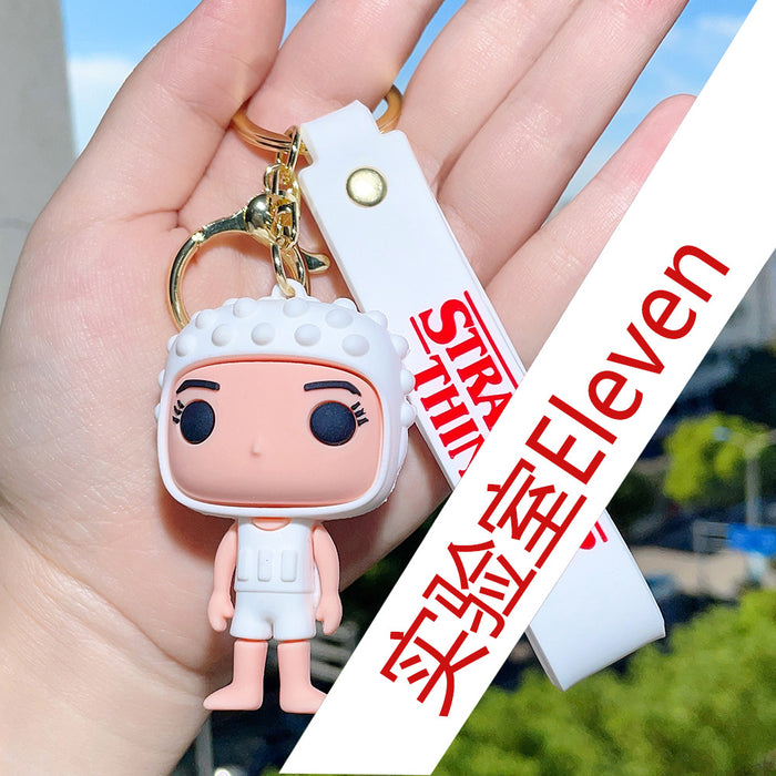 Wholesale Cartoon Silicone Doll Keychain JDC-KC-QiChao041