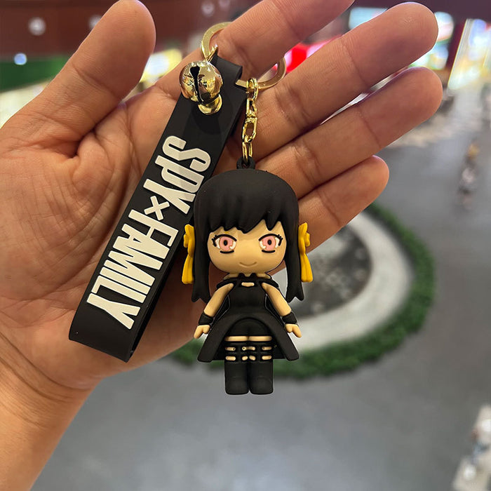 Wholesale Cartoon Keychain Epoxy PVC Doll Mobile Phone Keychain Pendant Accessories JDC-KC-MiaoYi005