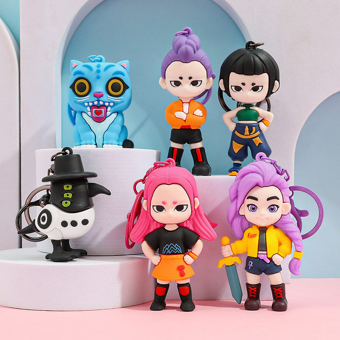 Wholesale Kpop Anime Backpack Pendant Keychains