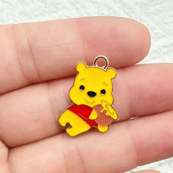 Wholesale Cute cartoon-style enamel alloy DIY pendant