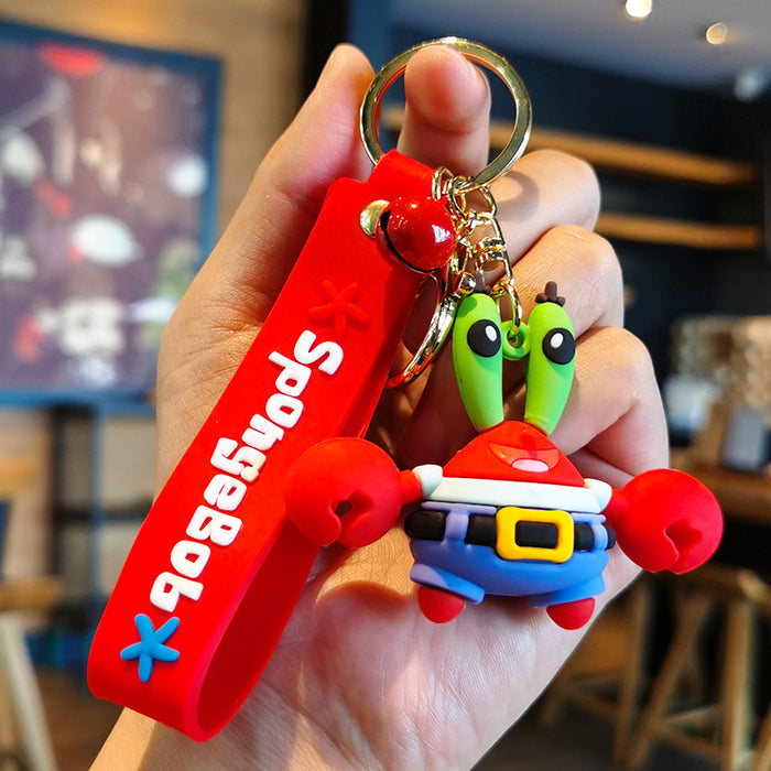 Wholesale Cartoon Doll Silicone Keychain JDC-KC-Tingm256