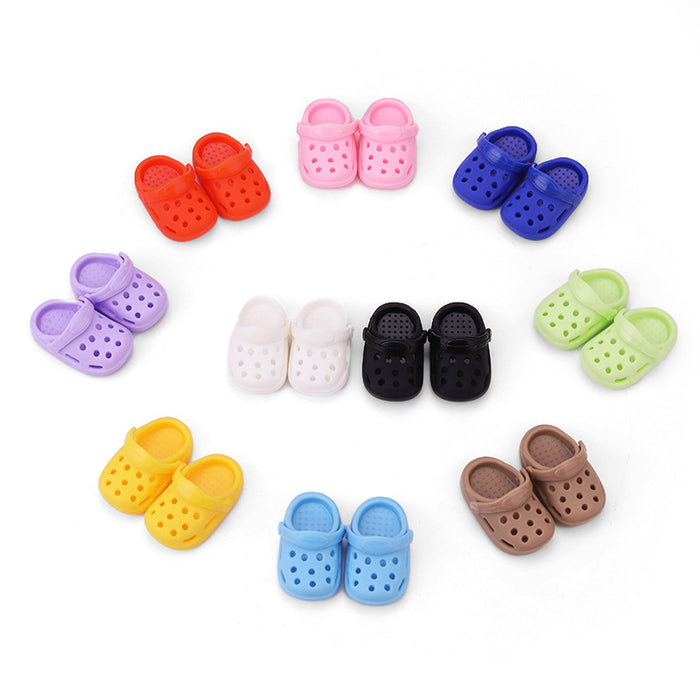 Wholesale Hole shoes 10cm 15cm cotton doll accessories toys