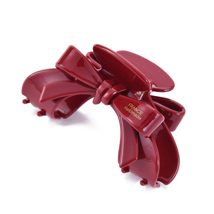 Wholesale Bow Grab Clip Elegant Acetic Acid Hairpin