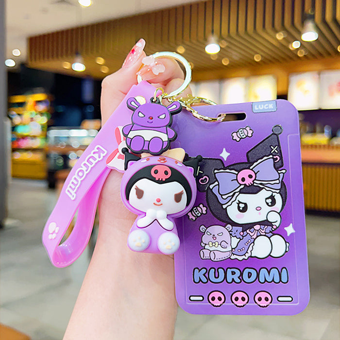 Wholesale Student Campus Meal Card Bus Card Access Card Protective Cover ID Card Cartoon Keychain Pendant Small Gift JDC-KC-YD090