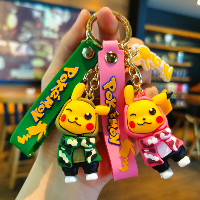 Wholesale Cartoon Doll Silicone Keychain JDC-KC-Tingm236