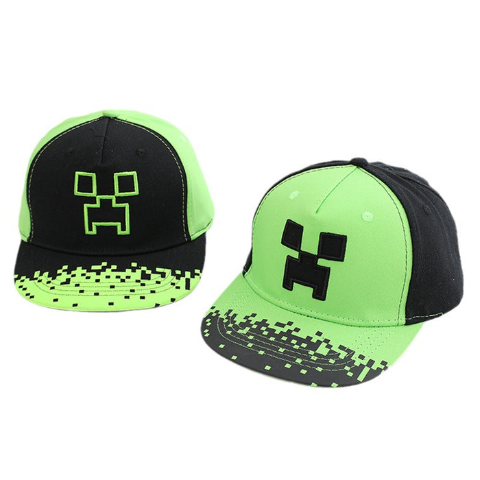 Wholesale Cross border children's embroidered baseball cap, children's flat brimmed hat, cartoon game, duckbill cap, sun hat