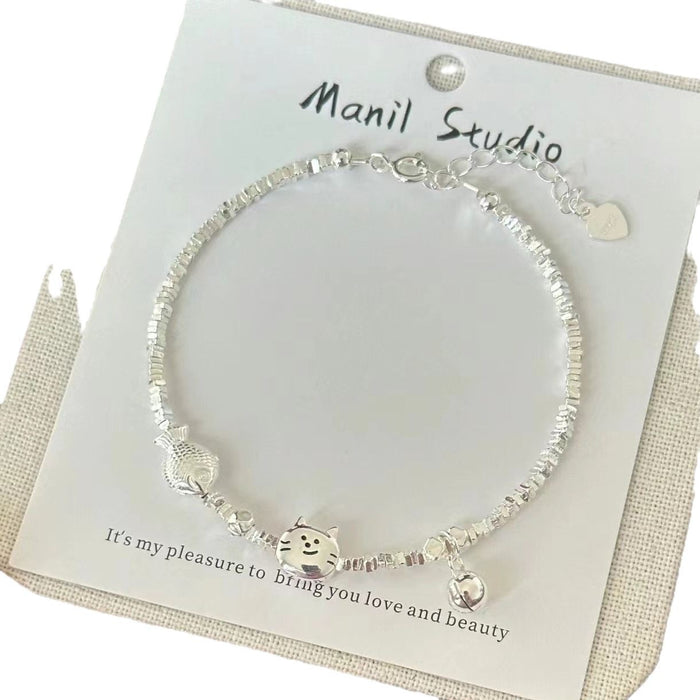 Wholesale Broken silver bracelet with a new niche design, stylish and lightweight, paired with accessories