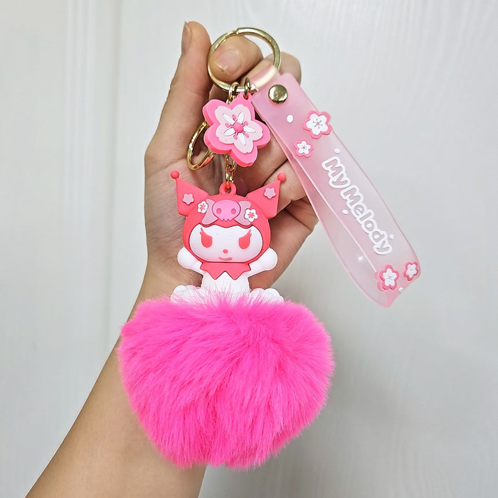 Wholesale Cartoon Ball PVC Keychain （S） JDC-KC-LuoYan006