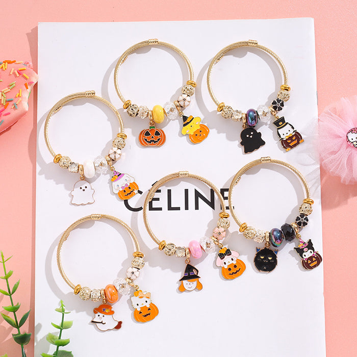 Wholesale Halloween Adjustable Alloy Bracelet JDC-BT-xiaobo010