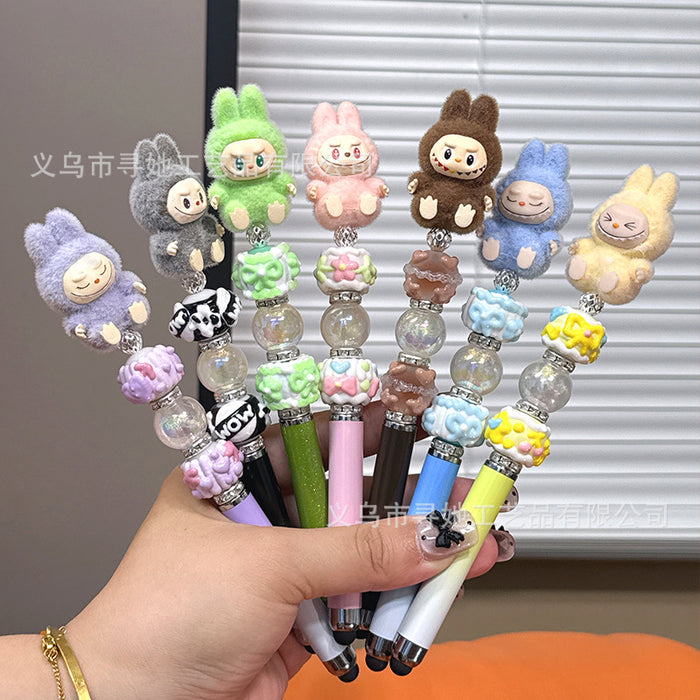 Wholesale DIY Cute Beaded Pen for Mobile Phones and Tablets Touch Screen Gel Ballpoint Pen