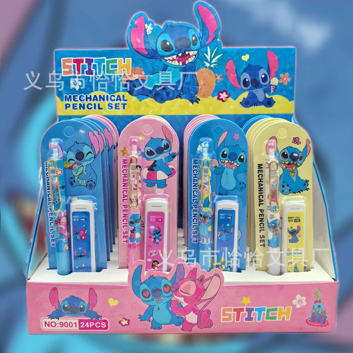 Wholesale Automatic pencil suit cartoon activity pencil with refill non-cutting continuous