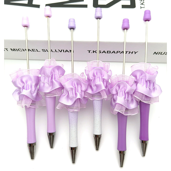 Wholesale Flower Plastic Bead Pen JDC-PN-GanCai001