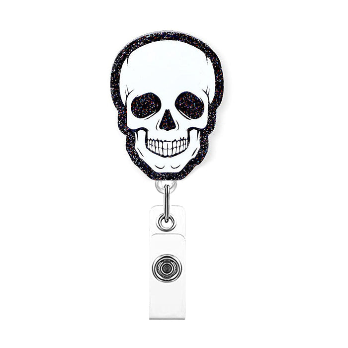 Wholesale Acrylic Skull Extendable Scroll Keychain JDC-KC-ZhuoJin004