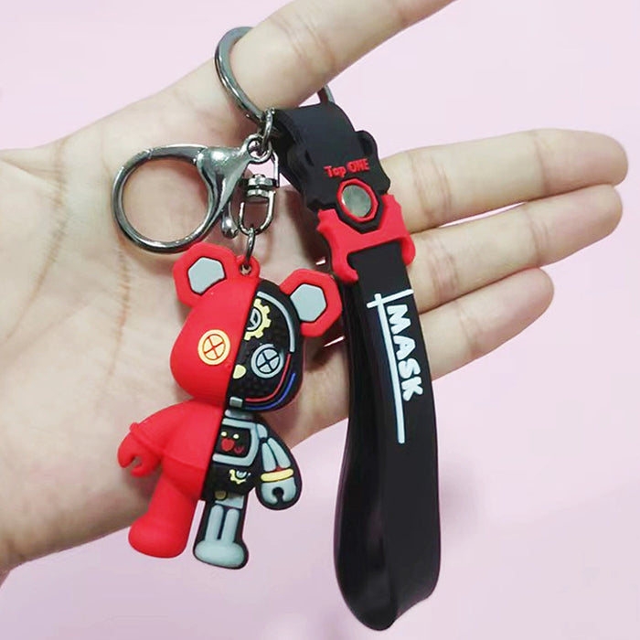 Wholesale PVC Cartoon Bear Keychain JDC-KC-ShiM001