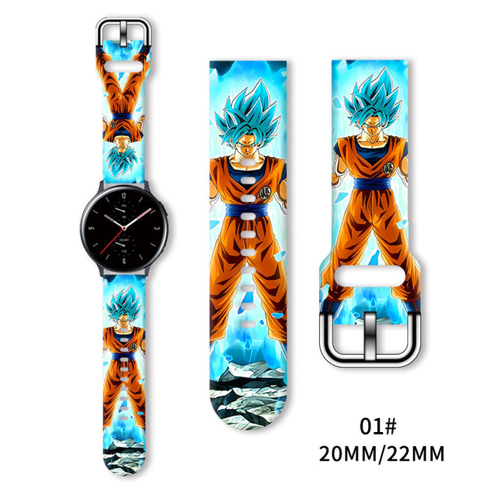 Wholesale Printed Tpu Watch Strap Wrist Strap JDC-WD-NuoQi070