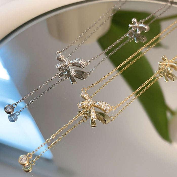 Wholesale Necklace with niche design, gold collarbone chain, women's light luxury versatile necklace