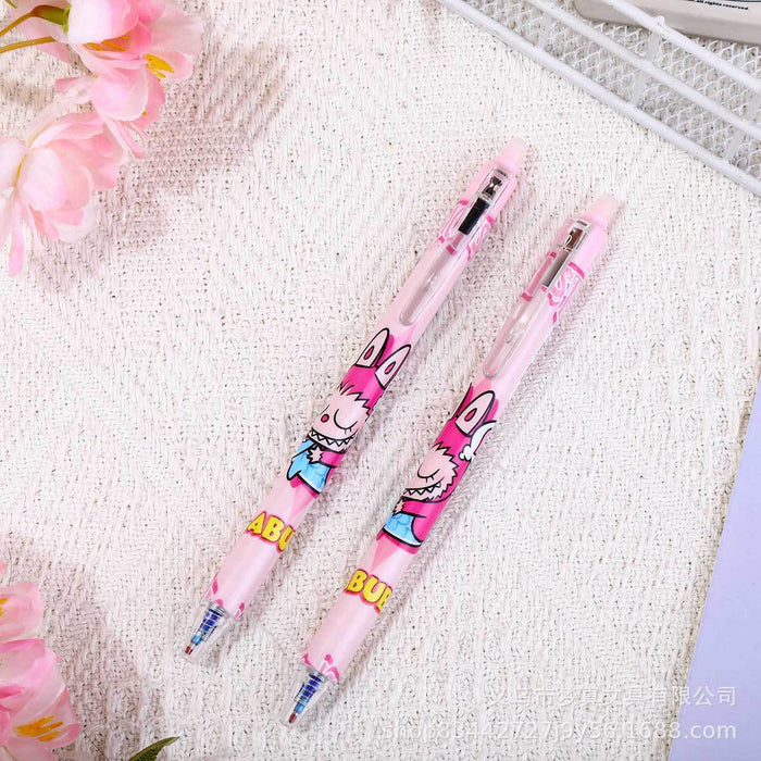 Wholesale Push-to-erasable pen crystal blue quick-drying erasable gel pen cartoon cute heat-erasable pen