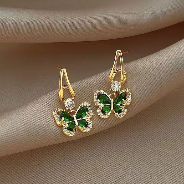 Wholesale Butterfly Alloy Earrings JDC-ES-SM002