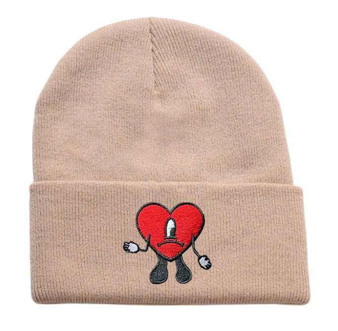 Wholesale Cartoon Embroidery Acrylic Wool Knitted Hat JDC-FH-Shengn006