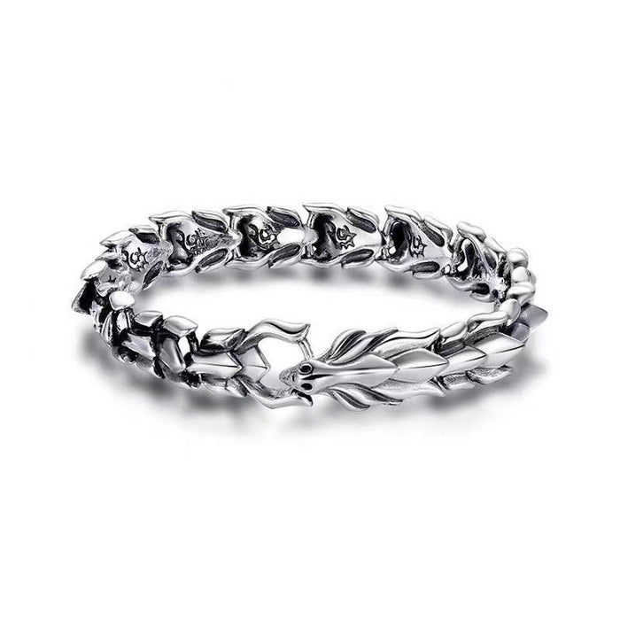 Wholesale Silver Plated Vintage Keel Bracelet JDC-BT-Yunj002