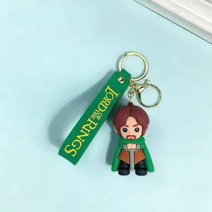 Wholesale Multiple movie character soft rubber keychains available