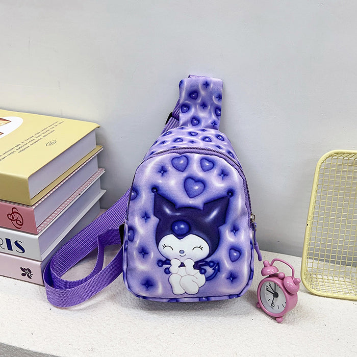 Wholesale Children's trendy handbag, chest bag, coin purse, shoulder bag, men's casual crossbody bag