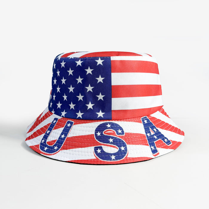 Wholesale World Cup Fisherman Hat Sun Hat Fan Supplies Reversible Bucket Hat