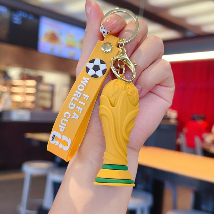 Wholesale Tong fans mascot keychain