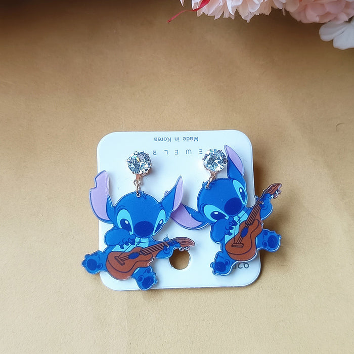 Wholesale Cute Acrylic Cartoon Earrings JDC-ES-Xiaox017