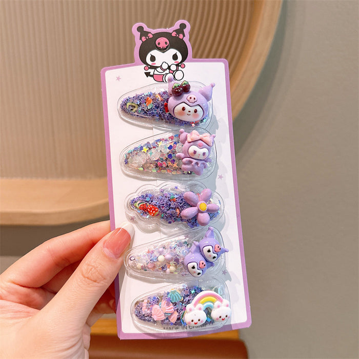 Wholesale New Children' s Tassel Hair Clip — Girls'  Cartoon Snap Clip