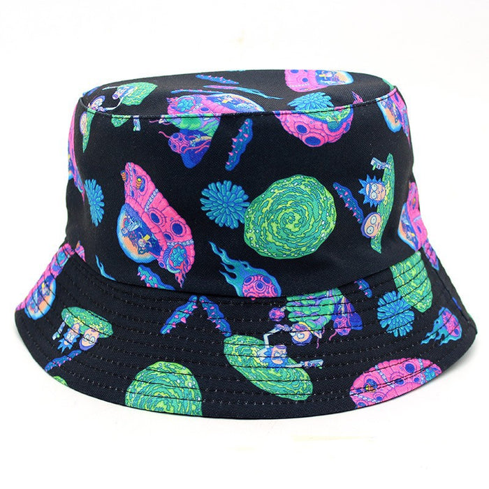 Wholesale Polyester Cartoon Anime Printed Bucket Hat JDC-FH-ZhiXie017