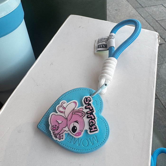 Wholesale Cartoon Cute Love Element Bag Pendant Woven Keychain Pendant High-end Hanging