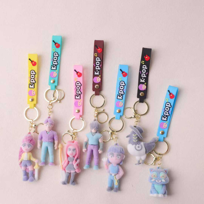 Wholesale Kpop Cartoon Anime Backpack Accessories Keychain