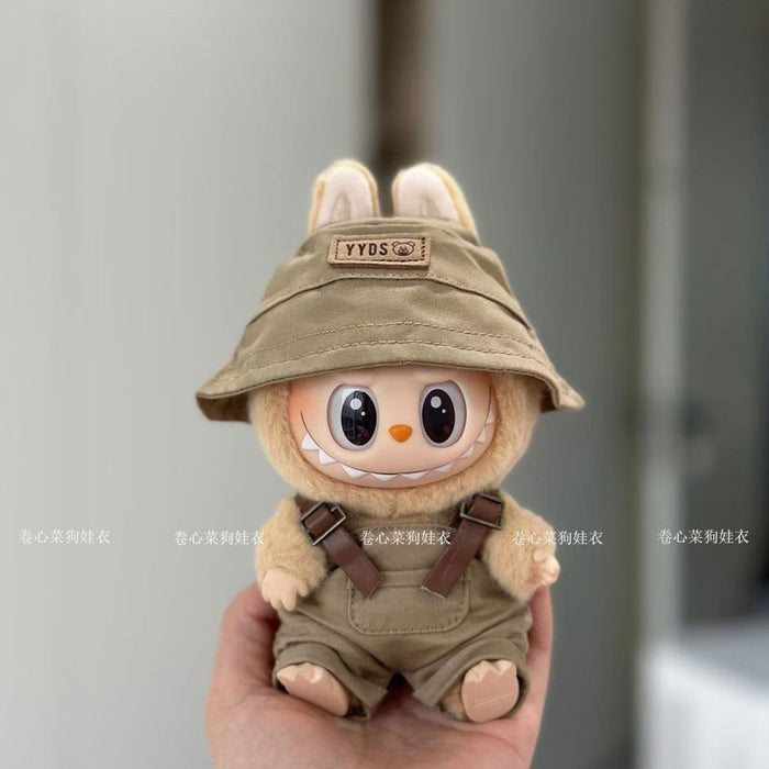 Wholesale Vinyl Doll overalls  hats clothes glasses