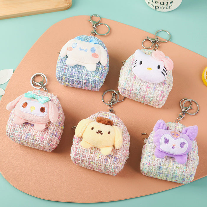 Wholesale Plush Kurommi Melody Pudding Dog Mini Wallet JDC-WT-Yuny002