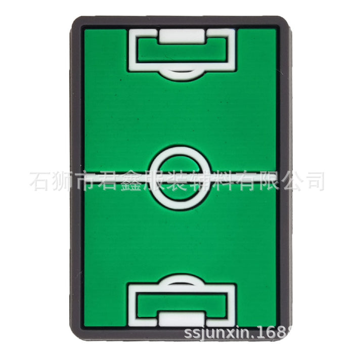 Wholesale 50pcs Football team standard Jersey Shoes Charms