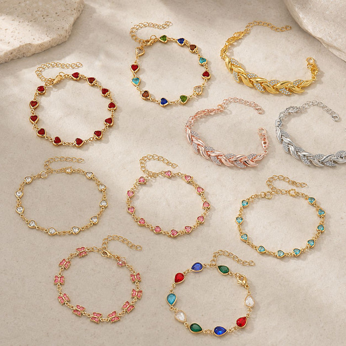 Wholesale Alloy Electroplated Star Rhinestone Bracelet and Necklace Set