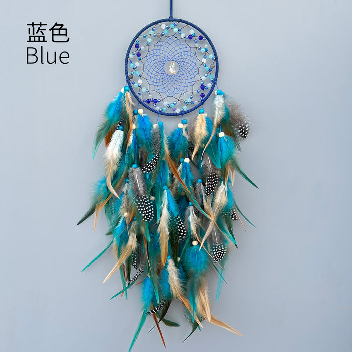 Wholesale Handwoven Dreamcatcher Wall Hanging Home Decor Feather MOQ≥2