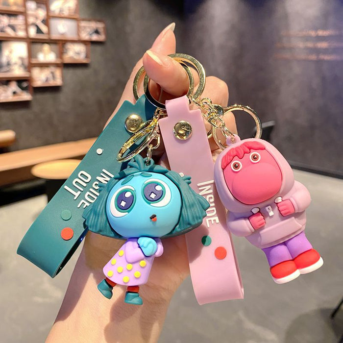 Wholesale Drip Glue Cartoon Doll Keychain JDC-KC-Gongz051