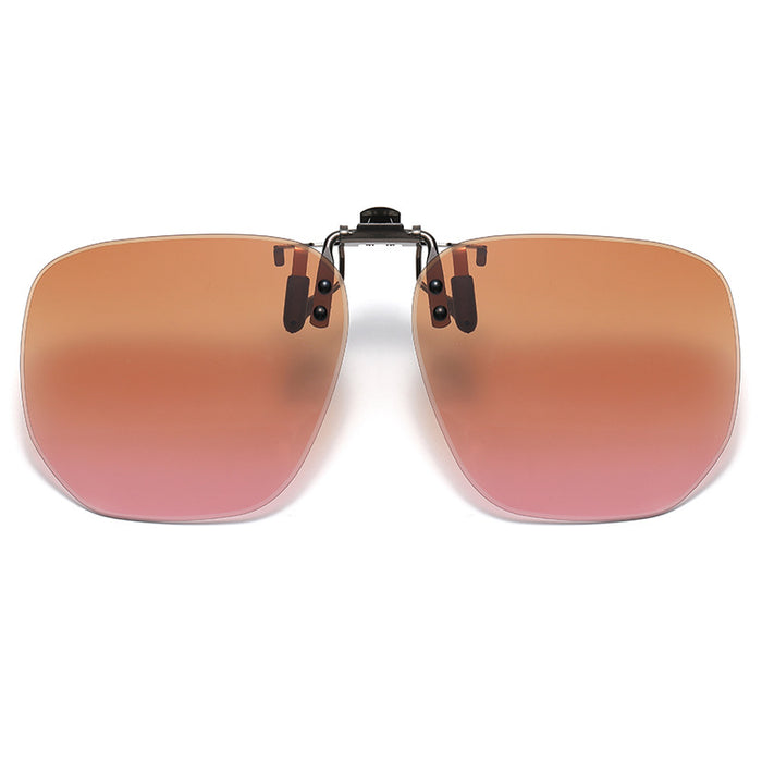 Wholesale  Polarized Sunglasses Clip Women's  Personalized Myopia Clip Dual-purpose Color-changing Sunglasses Clip