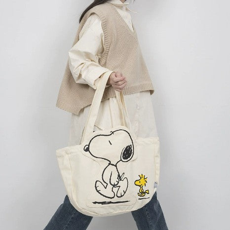 Wholesale Canvas Tote Bag with Print Large Capacity Fashionable Everyday Use for Shopping