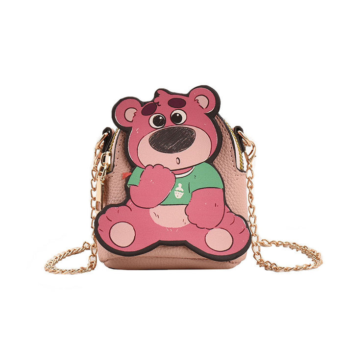 Wholesale PU Cartoon Crossbody Coin Purse JDC-WT-YouTu003