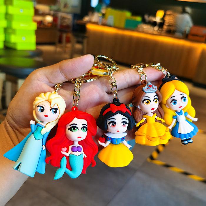 Wholesale Cartoon Doll Silicone Keychain JDC-KC-Tingm211