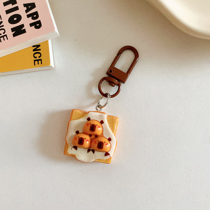 Wholesale Personalized and creative keychain pendant cartoon student backpack hanging accessory with accessories